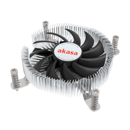 Akasa Intel LGA1700 Processore Raffreddatore ibrido 7,5 cm Alluminio, Nero 1 pz (AK-CC6609EP01)