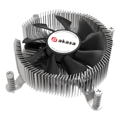 Akasa AK-CC6616HP01 sistema di raffreddamento per computer Processore Raffreddatore d'aria 7,5 cm Alluminio, Nero 1 pz