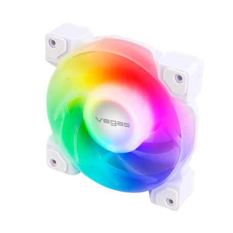 Akasa VEGAS A12 Case per computer, Processore Ventilatore 12 cm Bianco 1 pz (AK-FN111-WH)