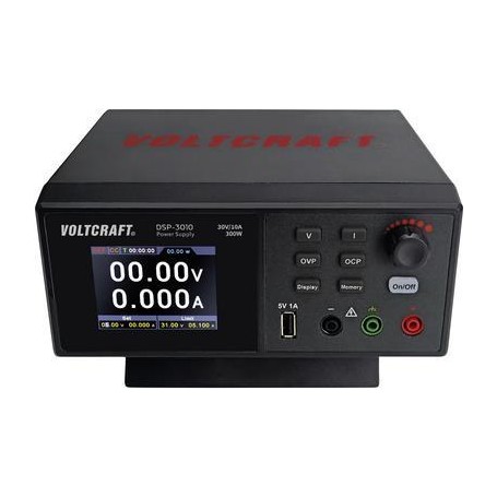 VOLTCRAFT DSP-3010 Labornetzgerät, einstellbar 0 - 30 V 0 - 10 A 300 W USB Slave-Funktion Anzahl Ausgänge 1 x (VC-12231815)