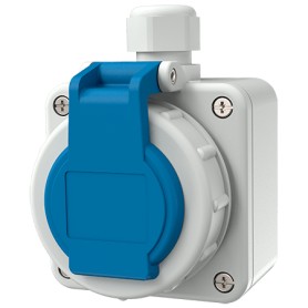 MENNEKES 10863 presa energia Tipo F Blu, Bianco