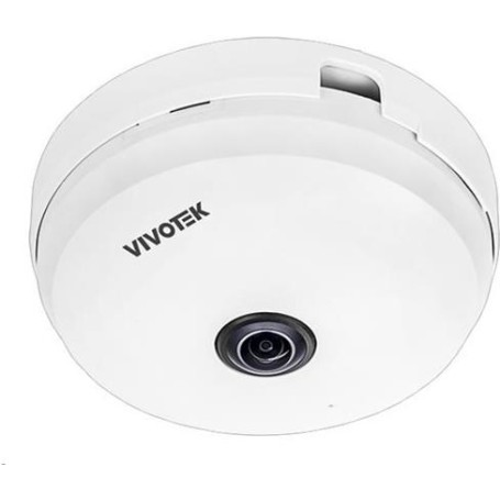 VIVOTEK C-SERIE FE9180-H-V2 Fisheye IP Kamera 5MP, Indoor, 1,16mm, 360°, PoE 5MP, H.265, WDR Pro, SNV, Compact Size (FE9180-H-V