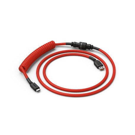 Glorious Gaming Coiled Rosso 1,37 m (GLO-CBL-COIL-RED)