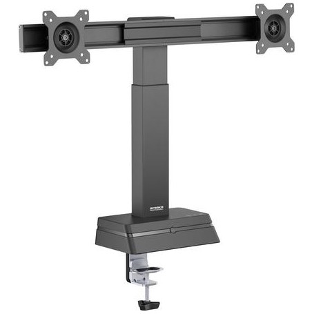 SpeaKa Professional SP-EMS-100 2fach Monitor-Standfuß 43.2 cm 17" - 68.6 27" Motorisiert (SP-13649588)