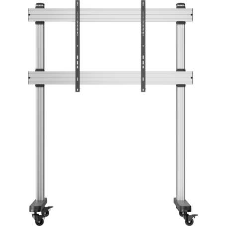 SpeaKa Professional SP-DS-200 TV-Rollwagen für 70-120 Zoll Displays mit Diebstahlschutz, 150 kg