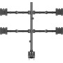 SpeaKa Professional SP-MM-541 4fach Monitor-Tischhalterung 43.2 cm 17" - 88.9 35" Schwarz (SP-13383188)