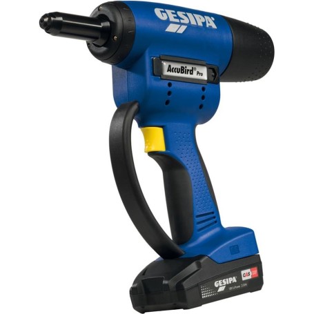 Gesipa Blindnietgerät AccuBird Pro CAS 13000N, 1x18V 2,0Ah+LG, L-BOXX, 7 Mu-St (1679661)
