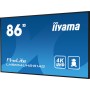iiyama To Be Updated 2,17 m (85.6") LED Wi-Fi 4K Ultra HD Nero (LH8654UHS-B1AG)