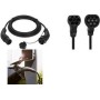 LogiLink EVC0106 cavo di ricarica per veicoli elettrici Nero Type 2 3 7,5 m