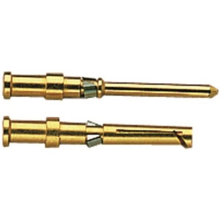 100 Stück - Harting Crimpkontakt 0,5qmm, HMC, St 09152006123 / 668924 (09152006123)
