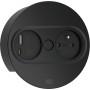 Bachmann 946.106 presa energia Type E + USB A + USB C Nero (946.206)