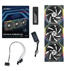 Lian Li UNI FAN SL Wireless 120 Reverse Blade Case per computer Ventilatore 12 cm Nero 3 pz (12RSL1W3B)