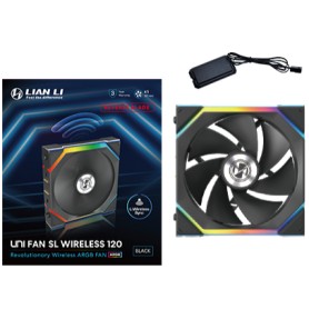 Lian Li UNI FAN SL Wireless 120 Reverse Blade Case per computer Ventilatore 12 cm Nero 1 pz (12RSL1W1B)
