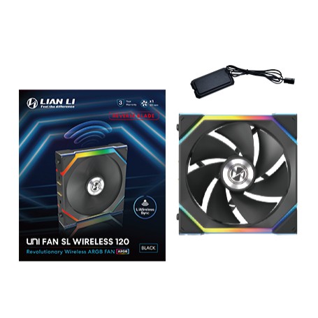 Lian Li UNI FAN SL Wireless 120 Reverse Blade Case per computer Ventilatore 12 cm Nero 1 pz (12RSL1W1B)