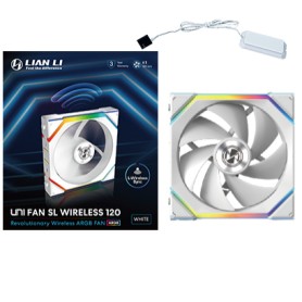 Lian Li UNI FAN SL Wireless 120 Case per computer Ventilatore 12 cm Bianco 1 pz (12SL1W1W)