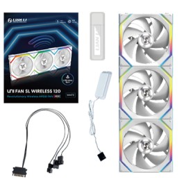 Lian Li UNI FAN SL Wireless 120 Case per computer Ventilatore 12 cm Bianco 3 pz (12SL1W3W)