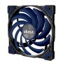 Akasa Alucia XS12 Case per computer Ventilatore Nero, Blu 1 pz (AK-FN122-BL)