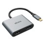 Akasa AK-CBCA26-18BK adattatore grafico USB Alluminio (AK-CBCA26-18BK)
