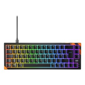 CHERRY K5 PRO TMR COMPACT tastiera Gaming USB QWERTZ Tedesco Nero, Arancione (G8E-24200LACADE-2)