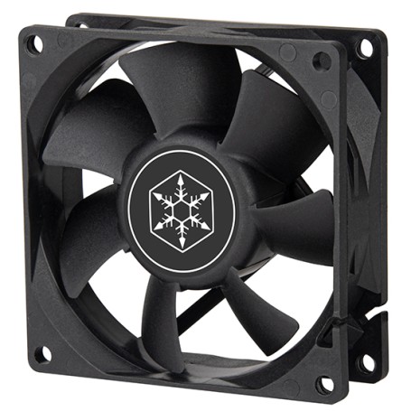 Silverstone FN80 Case per computer Ventilatore 8 cm Nero 1 pz (SST-FN80B)