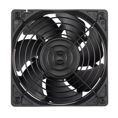Silverstone FHS 120X Case per computer Ventilatore 12 cm Nero 1 pz (SST-FHS120X)