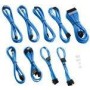 CableMod PRO Series ModMesh C-Series - Stromkabelkit - geformt - Hellblau (CM-PCSR-FKIT-NKLB-R)