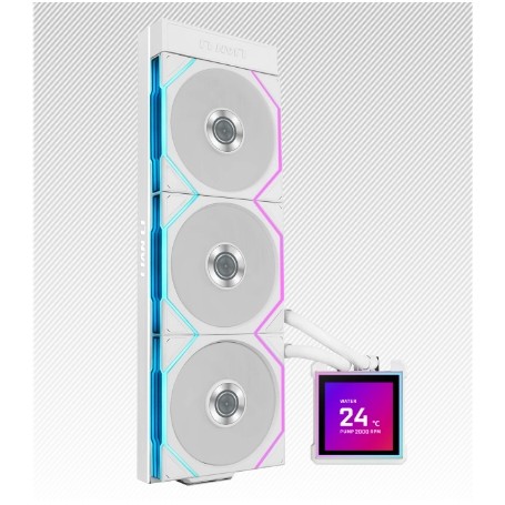 Lian Li HydroShift II LCD-S 360TL AiO-Wasserkühlung RGB LCD-Display - 360mm (G89.GHS2LCDS36TW.00)