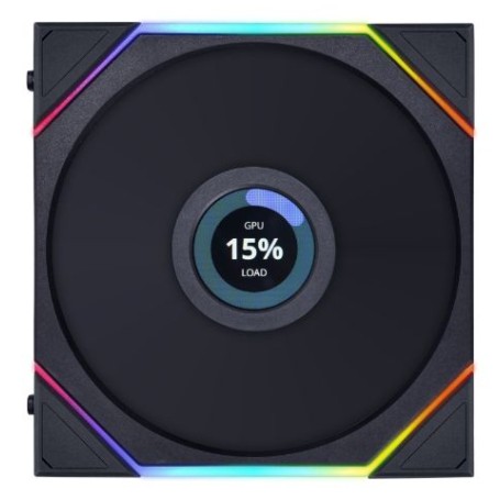 Lian Li Uni Fan TL LCD Case per computer, Processore Ventilatore 14 cm Nero 1 pz (14TLLCD1W1B)