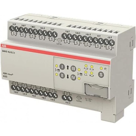 ABB Stotz S&J Schalt-/Jalousieaktor 16fach 6A, REG SAH/S16.6.7.1 (2CDG110245R0011)