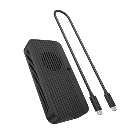ICY BOX Diamond Case 1980 Box esterno SSD Nero M.2 (IB-1980M-80G)