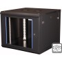 Wirewin WCAB PS3 600X600X12U B FP rack 12U Da parete Nero