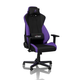 Nitro Concepts S300 Sedia per gaming universale Sedia imbottita tappezzata Nero, Porpora (NC-S300-BP)