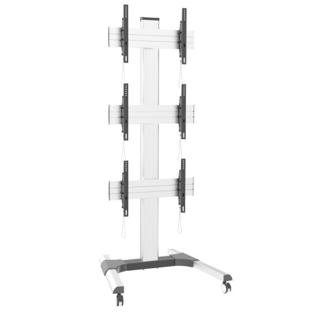 Techly Supporto a Pavimento per 3 TV LCD/LED 32-55" per Video Wall (ICA-TR3VW)