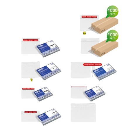 CF250 BUSTE ADES.SPEEDYDOC(RIC)NEUT (100500099)
