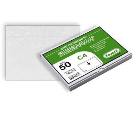 CF50 BUSTE ADESIVE SPEEDY DOC C4 (100500103)