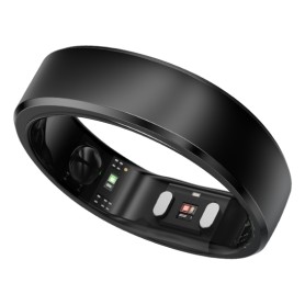 RingConn Gen 2 No Anello intelligente con activity tracker IP68 Nero (RCA-01-BK-8)