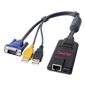 APC KVM-USBVMCAC cavo per tastiera, video e mouse Nero
