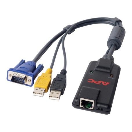 APC KVM-USBVMCAC cavo per tastiera, video e mouse Nero