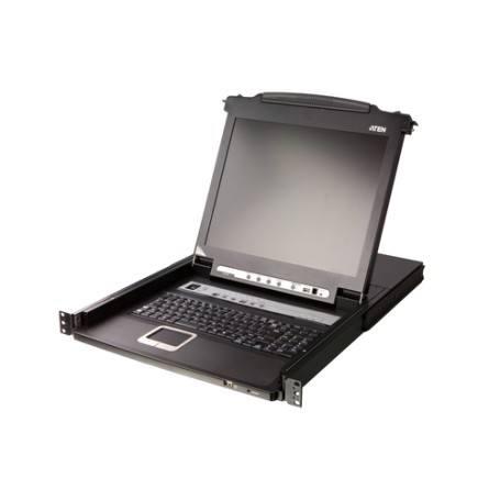 ATEN CL5708MW console a rack 43,9 cm (17.3") 1920 x 1080 Pixel Metallo, Plastica Nero 1U (CL5708MW GB)