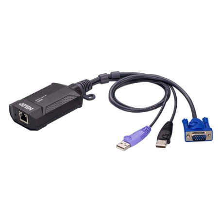 ATEN CN800-AT switch per keyboard-video-mouse (kvm) Nero, Viola