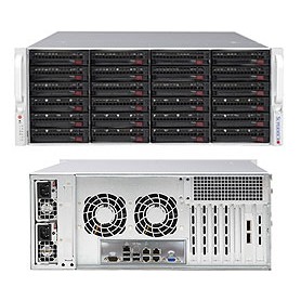Supermicro SuperServer 6047R-E1R24N Intel® C602 LGA 2011 (Socket R) Armadio (4U) Nero (SSG-6047R-E1R24N)