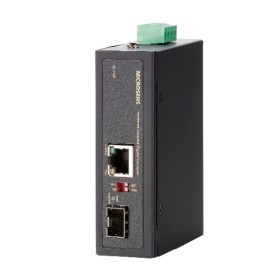Microsense MS657099X convertitore multimediale di rete 1000 Mbit/s Modalità multipla, Modalità singola Nero
