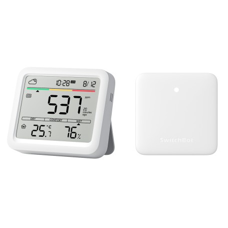 SwitchBot Meter Pro (CO2 Monitor) Bianco LCD Batteria (W4900010)