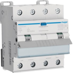 Hager ADX470D interruttore automatico Interruttore in miniatura 4 4 modulo/moduli