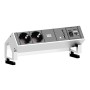 Bachmann 902.2281 presa energia AC + RJ-45 + HDMI Nero, Bianco