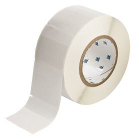 Brady THT-26-427-1 etichetta per stampante Trasparente, Bianco Etichetta per stampante autoadesiva (030157)