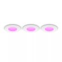 Philips Hue White and Color ambiance Luce da incasso sottile da 90 mm in confezione da 3 (8721103109170)