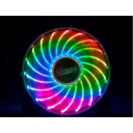 Akasa Vegas X7 Case per computer Ventilatore Nero, Trasparente (AK-FN093)