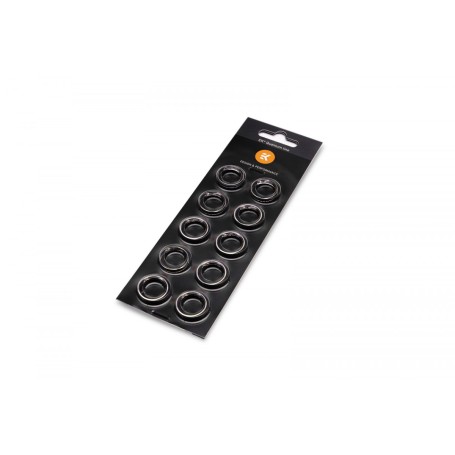 EK EK-Quantum Torque Color Ring 10-Pack STC 10/16 Anello di fissaggio della coppia Argento 1/4" 10 pz (3831109816523)