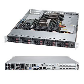 Supermicro SuperServer 1028R-WTR Intel® C612 LGA 2011 (Socket R) Rack (1U) Nero (SYS-1028R-WTR)